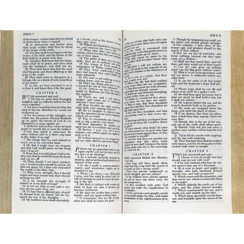 Vintage 1985 KJV Drill Bible Holman Blue Hardcover King James Version 1611 - Picture 7 of 11
